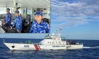 Gác niềm riêng canh trực Tết trên biển 