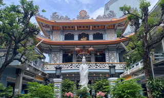Kiến trúc chùa Hội Phước “hiện đại” hơn các công trình cùng thời