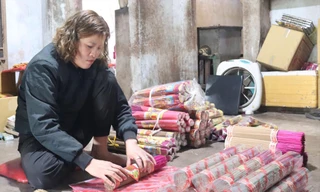 Làng nhang vào vụ Tết 