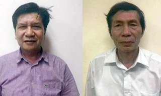 Chân dung bị can Trần Ngọc Hà và Lâm Chí Quang 