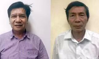 Chân dung bị can Trần Ngọc Hà và Lâm Chí Quang 