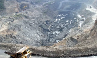 Mỏ than lộ thiên Núi Béo với sản lượng có năm đạt 5 triệu tấn