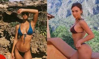 Chân dài 9x gây chao đảo với bikini nhỏ xíu