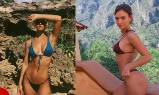 Chân dài 9x gây chao đảo với bikini nhỏ xíu