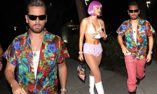 Mỹ nhân 19 tuổi mặc hở bạo đi chơi Halloween cùng 'trai hư' Scott Disick
