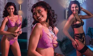 Siêu mẫu Danielle Herrington 'bốc lửa' đầy hoang dại với nội y cắt xẻ táo bạo