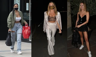 Loạt mỹ nhân mặc cúp ngực khoe vòng một nóng bỏng trên phố