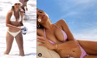 'Gà cưng' của tạp chí áo tắm danh tiếng Sports Illustrated nóng bỏng ở biển