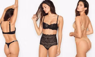 'Thiên thần' Sara Sampaio khoe dáng nóng bỏng với nội y