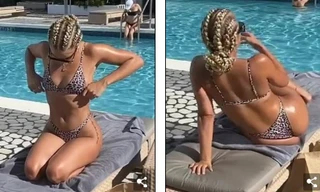 Loạt siêu mẫu áo tắm tung ảnh nóng bỏng 'đốt cháy' mạng xã hội 