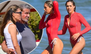 Con gái 'huyền thoại Rambo' Sylvester Stallone khoe sắc vóc tuổi 20 ở biển