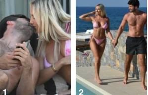 Amber Turner đẹp như mộng với áo tắm, không ngừng tình tứ bạn trai