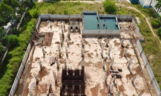 Cận cảnh dự án bệnh viện gần 50 triệu đô ở Quảng Ngãi 'đắp chiếu'