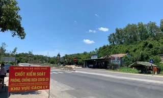 Chốt kiểm soát phòng, chống dịch COVID-19 trên địa bàn thị xã Đức Phổ, tỉnh Quảng Ngãi
