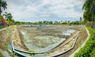 'Giải cứu' hồ điều hòa ô nhiễm nhất thành phố Quảng Ngãi