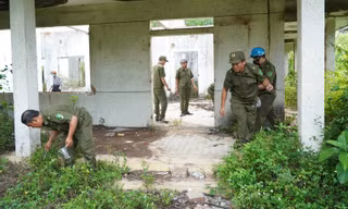 Chờ làm công viên, núi Thiên Bút đang trở thành tụ điểm chích ma túy