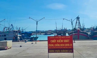 328 ngư dân trên 73 tàu cá trở về neo đậu trong và ngoài cảng Sa Huỳnh (thị xã Đức Phổ) không đồng ý đi cách ly tập trung theo quy định, cố thủ đòi tự cách ly ngay trên tàu.