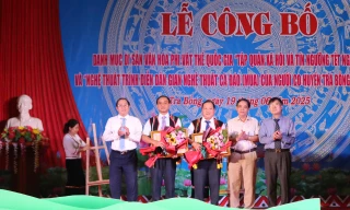 Hai di sản văn hóa của người Cor được công nhận là Di sản văn hóa phi vật thể quốc gia