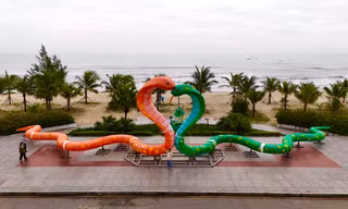 Sau Tết, hai linh vật rắn tạo hình trái tim ở Quảng Ngãi sẽ được đưa đi đâu?