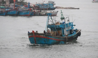 Hàng ngàn tàu cá của ngư dân miền Trung vào bờ tránh siêu bão số 9