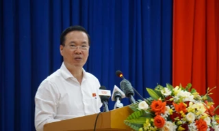 Chủ tịch nước Võ Văn Thưởng tiếp xúc cử tri Đà Nẵng