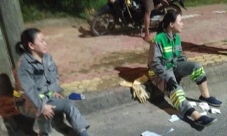 Hai nữ lao công bị nhóm thanh niên đánh, bắn trọng thương