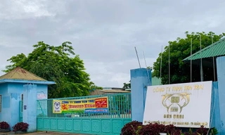 Công ty TNHH Ten Trai (KCN Quảng Phú, TP Quảng Ngãi) nơi vừa phát hiện 14 ca mắc COVID-19.