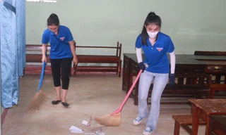 Hàng loạt trường học ở Đà Nẵng thành điểm trú tránh bão 