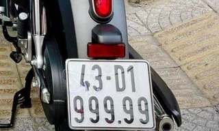 Chủ xe Super Cup ở Đà Nẵng bốc trúng biển số ngũ quý 99999