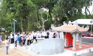 Khánh thành Minh bia thầy giáo Hán Nôm Nguyễn Đình Thảng