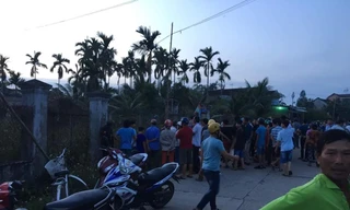 Hiện trường nơi xảy ra vụ án mạng. Ảnh T.M