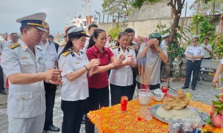 Tưởng niệm, tri ân 64 cán bộ chiến sĩ hy sinh ở đảo Gạc Ma 