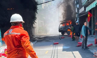 Cháy ở khu dân cư Đà Nẵng, hàng trăm hộ dân hốt hoảng