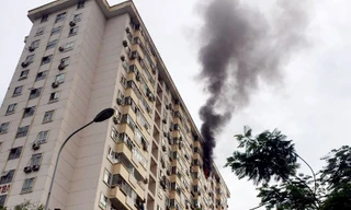 Hiện trường vụ cháy.