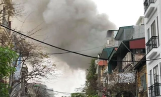 Hiện trường vụ cháy. Ảnh: FB