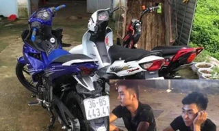 Chiếc xe máy của nạn nhân và hai nghi phạm đang bị cơ quan Công an truy tìm.