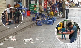 Hiện trường vụ nổ khiến nhiều người bị thương