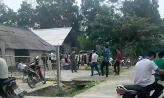 Hiện trường vụ việc.