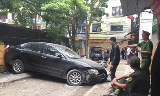 Hiện trường vụ tai nạn. Ảnh: N.T