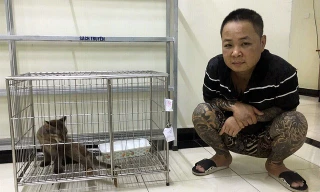 Đối tượng Dũng "bóng nhựa". Ảnh cơ quan công an cung cấp.