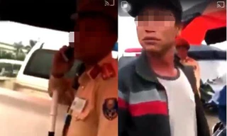 Hình ảnh trong đoạn video do nam thanh niên quay lại được chia sẻ trên mạng xã hội.