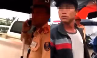 Hình ảnh trong đoạn video do nam thanh niên quay lại được chia sẻ trên mạng xã hội.