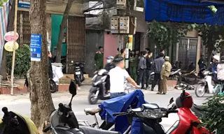 Hiện trường vụ án mạng.