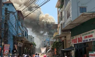 Hiện trường vụ cháy. ẢNh: Otofun