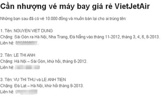 Săn vé máy bay giá rẻ kiếm lời