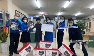 Công đoàn Ban thanh niên trường học đoạt Giải nhất thi cắm hoa