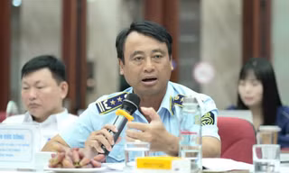 Ông Thân Đức Công, Cục trưởng Cục Nghiệp vụ Quản lý thị trường, Tổng Cục Quản lý thị trường, Bộ Công thương kiến nghị nhiều khó khăn trong phòng chống buôn lậu thuốc lá mới. Ảnh: Mạnh Thắng