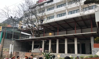 Cưỡng chế công trình vi phạm thuộc Khách sạn Ngôi sao