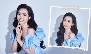 Hoa khôi UEF 2022: Hạnh phúc và tự hào khi là 'bản sao mini' của mẹ 