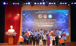 Chung kết cuộc thi ‘Sinh viên Trường Đại học Giao thông Vận tải với ý tưởng khởi nghiệp’ lần thứ IV 